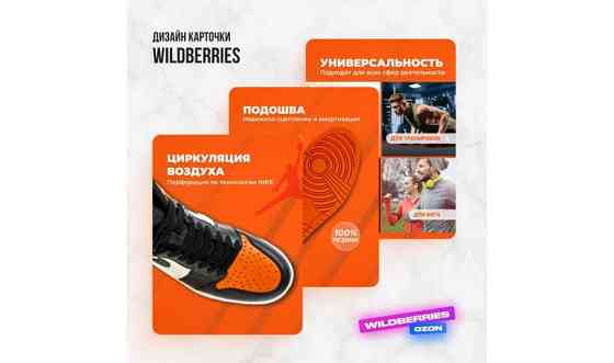 Инфографика карточек товара для маркетплейсов Алматы