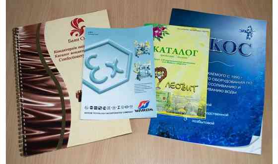 Печать буклетов, брошюр, каталогов Алматы