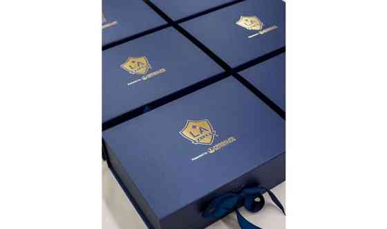 Печать логотипа на пакеты и коробки Астана