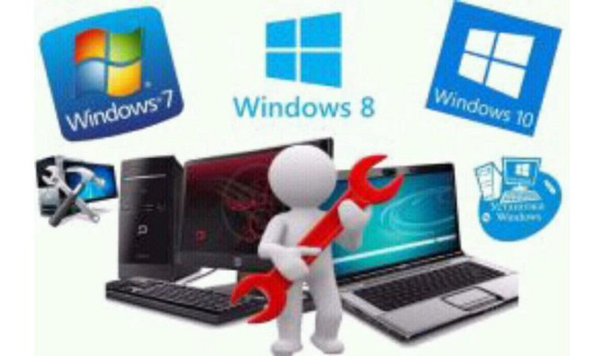 Ремонт компьютеров и ноутбуков. Установка Windows Виндовс 10-11-8-7-XP.     
      Талгар, Район авт Талгар - изображение 1