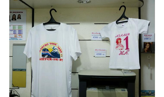 Надписи и фото на футболках , кружках Семей - изображение 2