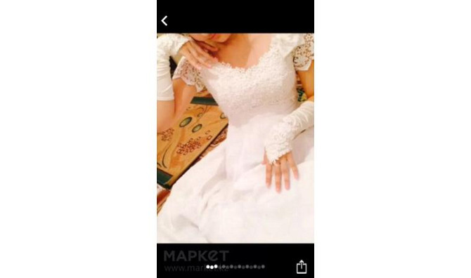 На прокат свадебное платье комплектом     
      Уральск Уральск - изображение 1
