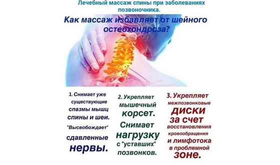 Лечебный массаж Алматы