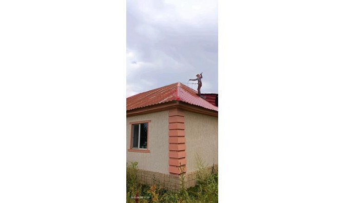 Покраска крыши. Байтерек (Новоалексеевка) - изображение 1