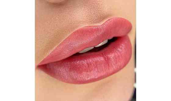 Перманентный макияж губ Алматы
