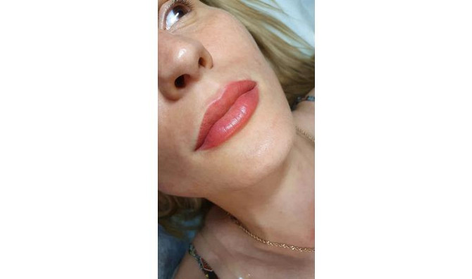 Пудровый брови акварельные губы Алматы - изображение 2