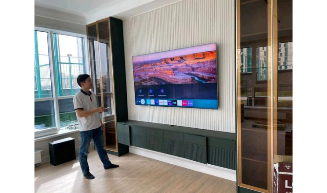 installation TV mount setup there are all types of bracket Astana - photo 2