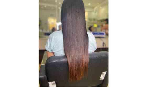 Кератиновое выпрямление волос любая длина Астана