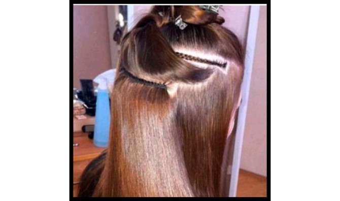 Трессовое наращивание волос, Голливудский метод наращивание волос Астана - изображение 1