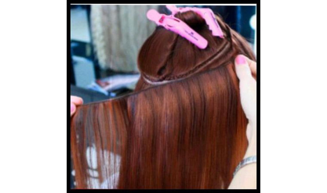 Трессовое наращивание волос, Голливудский метод наращивание волос Астана - изображение 2