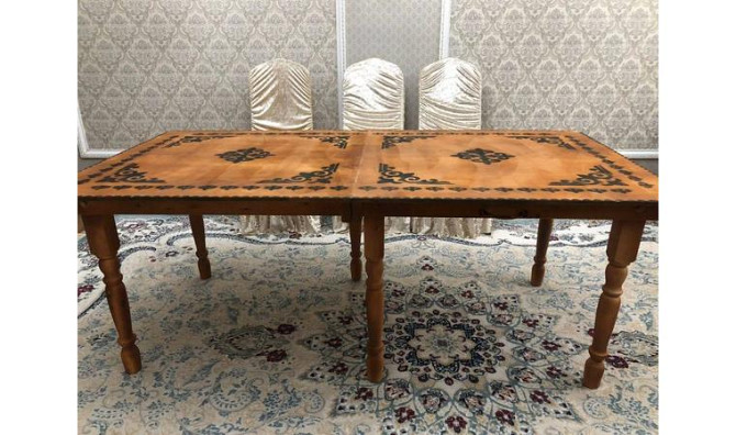 For rent: Tables, chairs, dishes, cauldron - titanium Almaty - photo 1