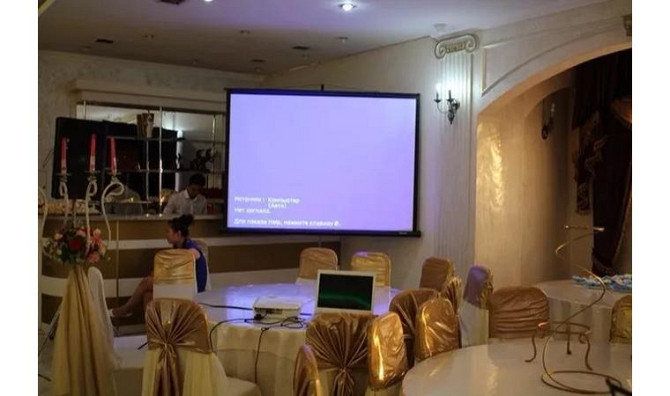 Аренда проектора и экрана разного размера, Алматы Алматы - изображение 4