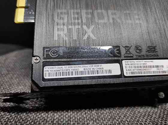 Palit NVIDIA GeForce RTX 3060 Ti Dual OC 8192 Mb Алматы
