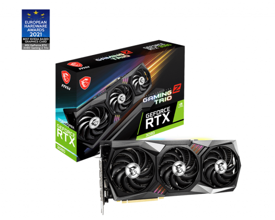 MSI NVIDIA GeForce RTX 3080 Gaming Z Trio 10G LHR 10240 Mb Алматы