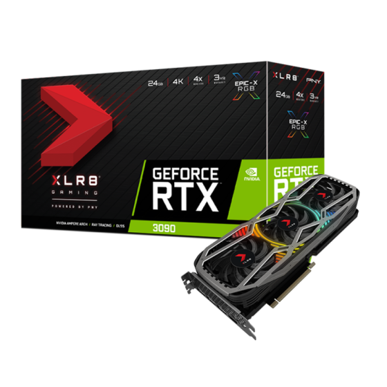 PNY NVIDIA GeForce RTX 3090 XLR8 Gaming REVEL EPIC-X RGB Triple Fan 24576 Mb Алматы