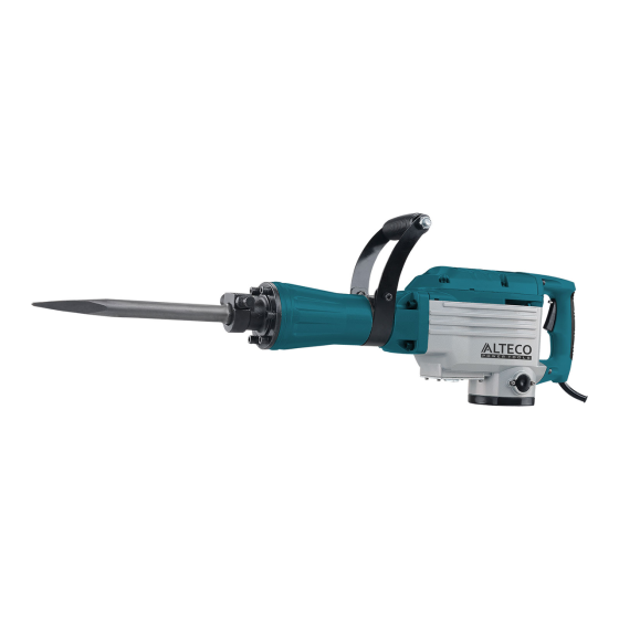 ОТБОЙНЫЙ МОЛОТОК ALTECO DH 1600-60 (SDS-HEX, 60 Дж, 1500 Вт, 1400 уд.мин, 220.50 В.Гц) Алматы