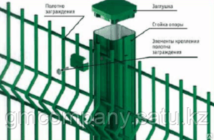Столб заборный Алматы