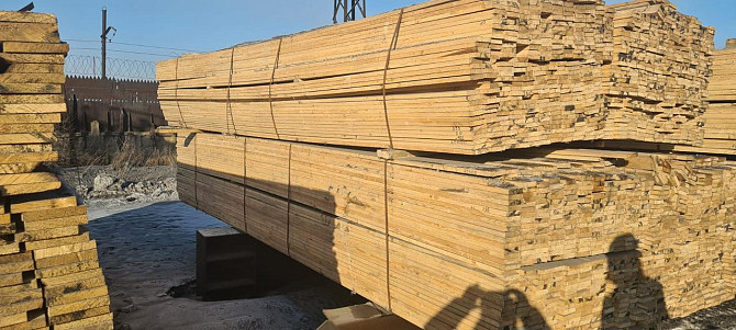 Доска обрезная 25*100*L6000 мм (хвоя) Темиртау - изображение 1