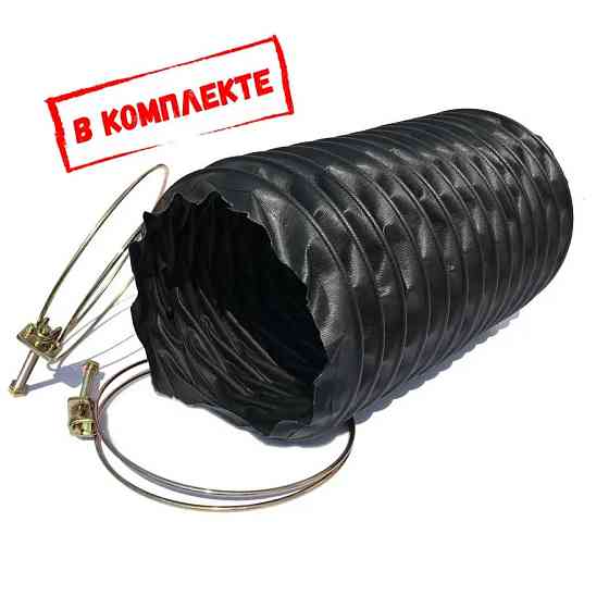 Труба вентиляционная для мягкой кровли при монтаже 110х550 мм, 9005 Almaty