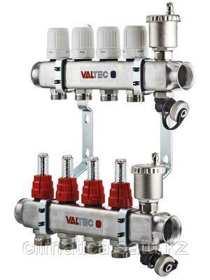 Коллекторная группа нерж. стали со встроенными расходомерами в сборе VALTEC VTc.586.EMNX.0611 1", Тараз - изображение 1