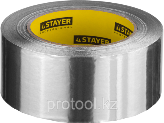Алюминиевая лента, STAYER Professional 12268-50-25, до 120°С, 50мкм, 50мм х 25м Almaty