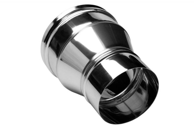 Переход Моно-Моно (ОЦ, t0.5) d115 -d200 L250 (РАСТРУБ.) Костанай - изображение 1