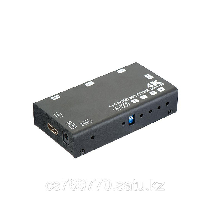 Сплиттер 1x4 HDMI 4K 3D HS-4P4K-60HD3D Almaty - photo 2