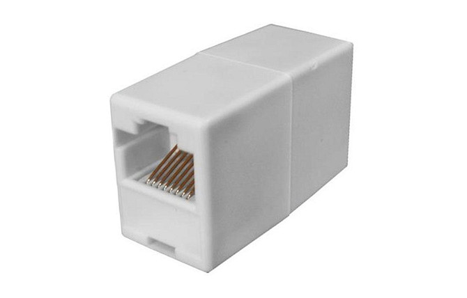 03-0101-4 Кoмпьютерный проходник RJ-45(8P-8C) cat 5e, (гнездо-гнездо) PROconnect Kostanay - photo 1
