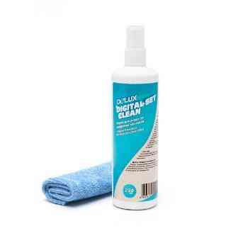 Чистящий набор Deluxe Digital Set Clean, спрей 250мл + салфетка.Для ухода за цифровой техникой. Astana