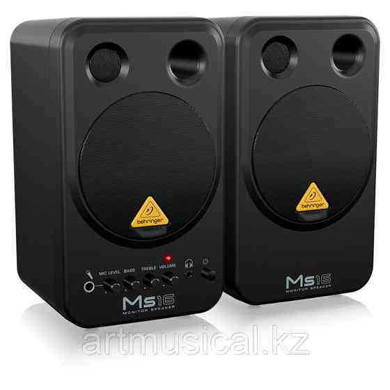 Активные студийные мониторы Behringer MS16 (пара) Almaty
