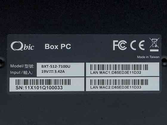 Qbic BXT-512, Мини-ПК, Windows IoT Almaty