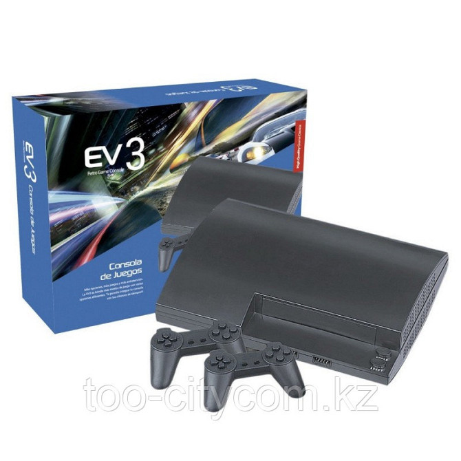 Игровая ТВ-приставка EV3 Retro Game Console, портативная игровая ретро-консоль. Артикул 6129. Алматы - изображение 1