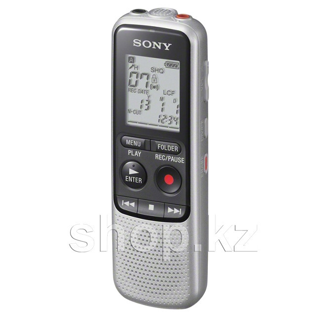 Диктофон цифровой Sony ICD-BX140, 4Gb, MP3, LCD, 2xAAA, Silver Караганда - изображение 1