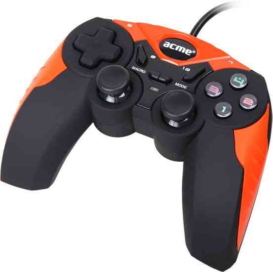 Геймпад ACME GA-02, Vibration, 10 кнопок, 4-поз джойстик, 2 D-Pad, USB Караганда