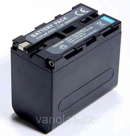 Аккумулятор аналог SONY NP-F970, 7.4V 6600mAh Almaty