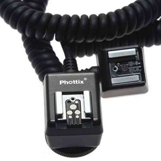 Phottix Duo TTL синхро-кабель для вспышек Canon/Nikon Almaty