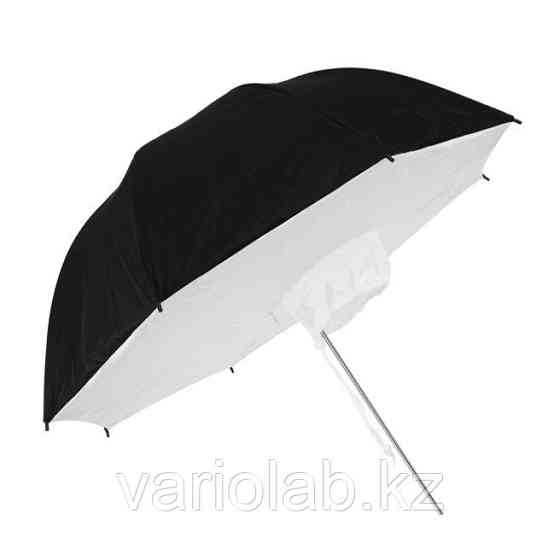 Фотозонт с диффузором Godox UB-010 101cm серебро Алматы