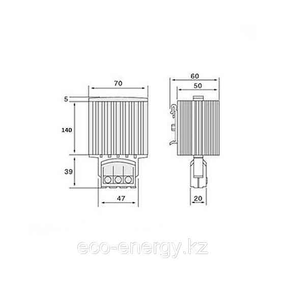 Обогреватель шкафной iPower HG140 100W 110-250V AC/DC Нур-Султан