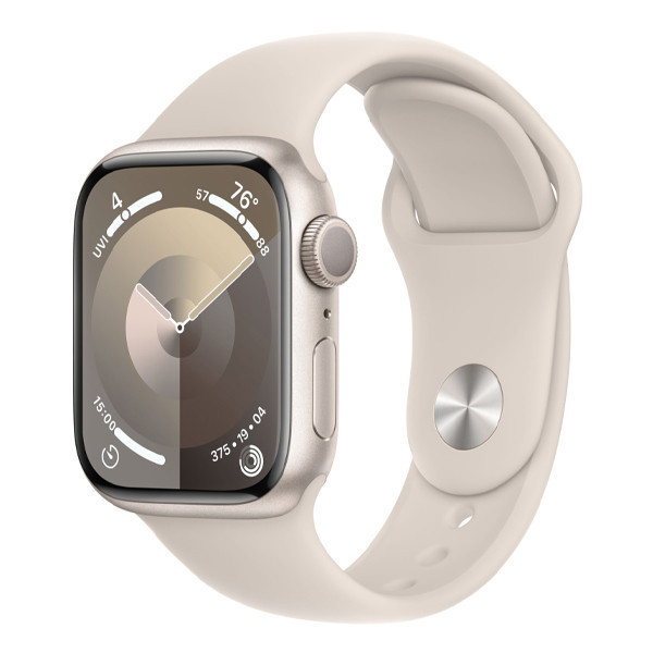 Apple Watch Series 9, 45mm, корпус из алюминия цвета сияющая звезда, спортивный ремешок цвета сияюща Astana - photo 1