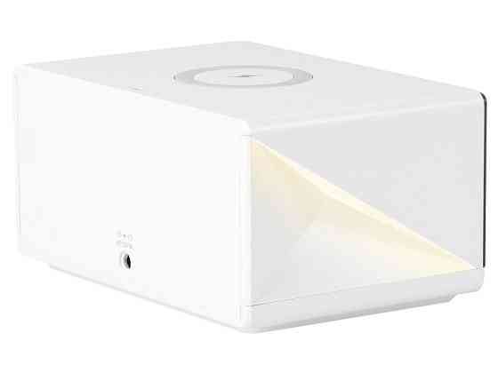Часы с беспроводным зарядным устройством Rombica Timebox 2, белый Astana