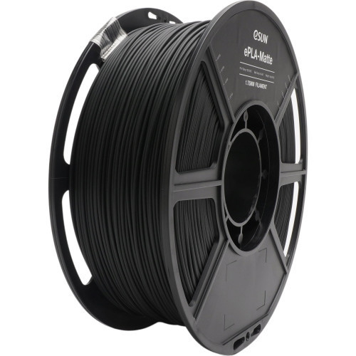 ESUN ePLA-Matte deep black 1.75 1kg roll расходный материалы для 3d-печати (ePLA-Matte175DB1) Алматы - изображение 1
