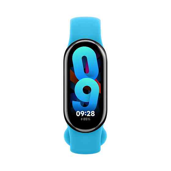 Сменный браслет аквамаринового цвета для фитнес-браслета Xiaomi Smart Band 8 Алматы