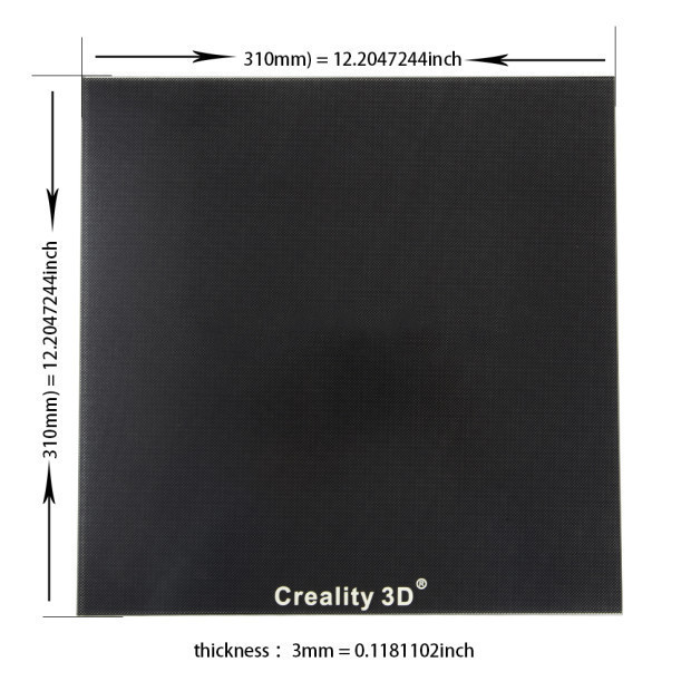 CREALITY 3D закаленное Стекло (310*310 мм) Алматы - изображение 1