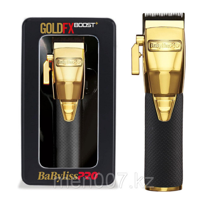 Машинка для стрижки волос Babyliss Pro FX Boost + GOLD (золотая с черной резиновой ручкой) Almaty - photo 1