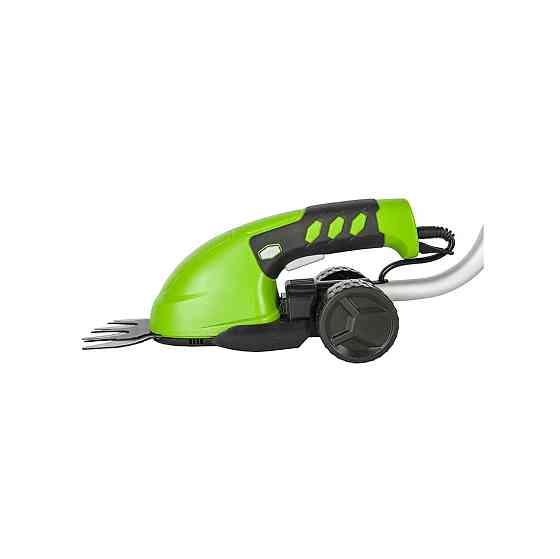 Садовые ножницы аккумуляторные Greenworks 3,6V со встроенным аккумулятором 2Aч и телескоп. ручкой 2- Almaty