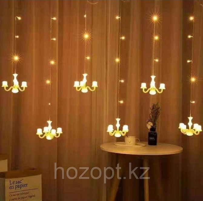 Гирлянда Канделябр (теплый свет) 60cm*3м, (C21-273) Усть-Каменогорск - изображение 1