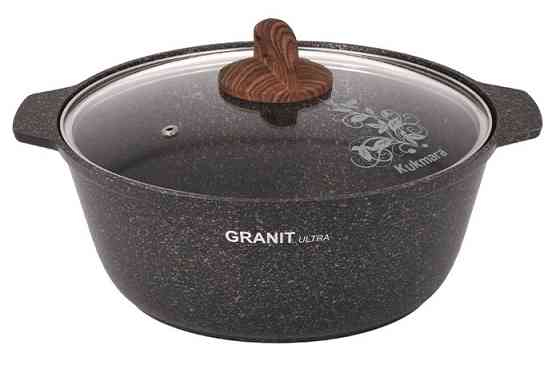 Кастрюля - жаровня 5л «Granit Ultra» (Кукмара, Россия) Almaty