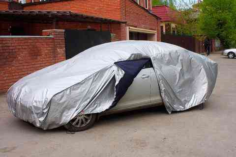 Тент-чехол для автомобиля всесезонный Car Cover с хлопковым подкладом (Седан) Almaty