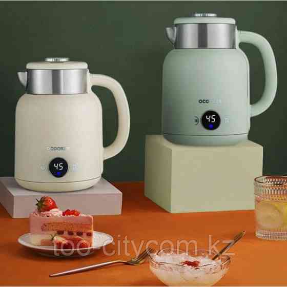 Чайник с температурным датчиком Xiaomi Qcooker Kettle CR-SH150, ретро-дизайн Арт.7802 Almaty
