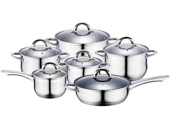 Набор посуды Bergner Renberg Alexander pro (RB-2017) серебристый Almaty